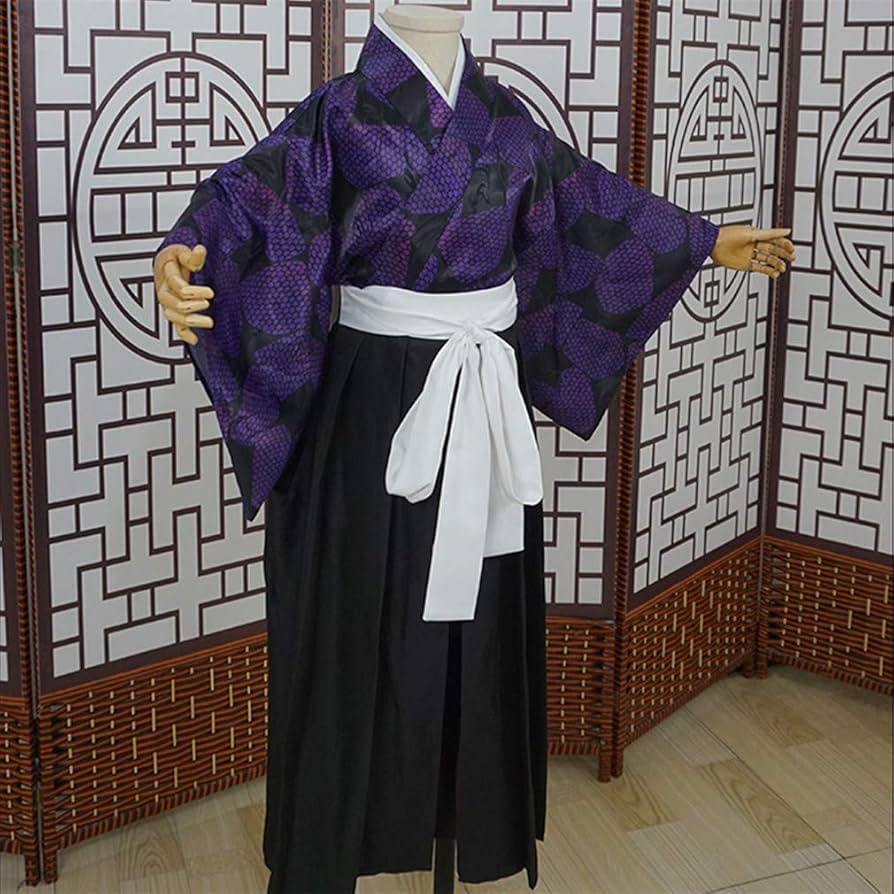 コスプレ衣装　鬼滅の刃　黒死牟 コスプレ 衣装 黒死牟 鬼滅の刃 上弦の壱 アニメ風 男性用 仮装